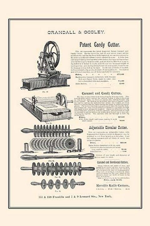 Patent Candy Cutter - Art Print