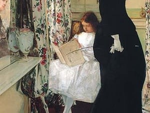The Music Room by James McNeill Whistler - Art Print