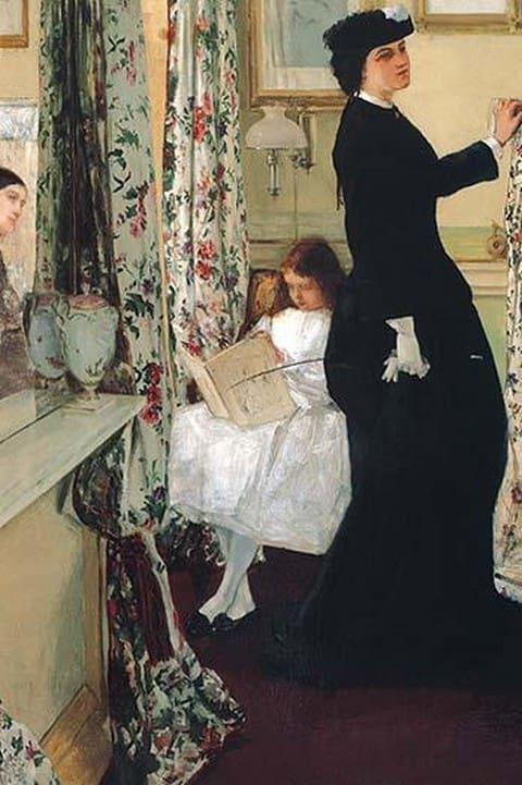 The Music Room by James McNeill Whistler - Art Print