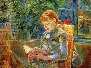Little Girl by Berthe Morisot - Art Print