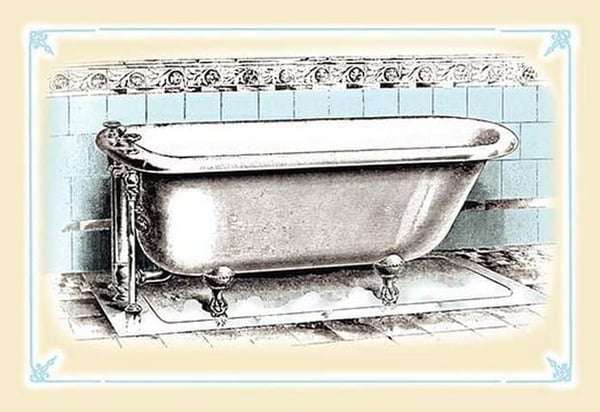 A Bathtub - Art Print