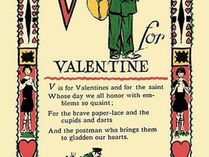 V for Valentine by Tony Sarge - Art Print