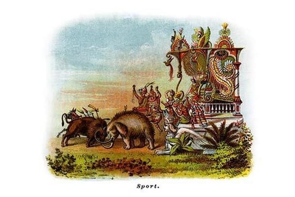 Sport - Mardi Gras Parade Float Design - Art Print