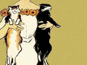 Springtime Felines by Edward Penfield - Art Print