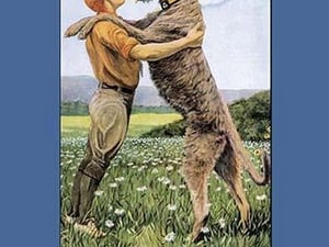 Charity: A Bone to the Dog by Jack London - Art Print