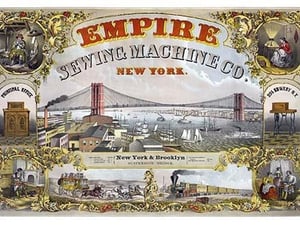 Empire Sewing Machine Company by Henry Seibert & Bros. - Art Print