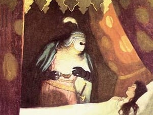 Wallace Rescues Helen by N.C. Wyeth - Art Print