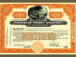 Franklin Trust Company - Art Print