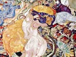 Baby by Gustav Klimt - Art Print