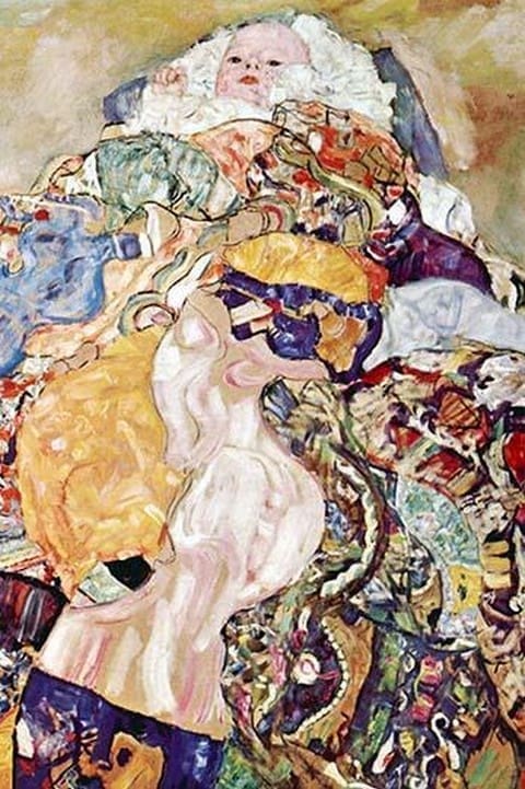 Baby by Gustav Klimt - Art Print