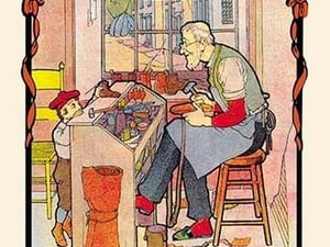 The Cobbler by H.O. Kennedy - Art Print