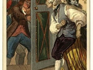 The Denunciator & the Suspect by L. Massard - Art Print