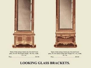 Pier Glass and Looking Glass Brackets - Art Print