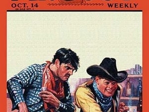 Argosy Weekly: Barroom Antics - Art Print