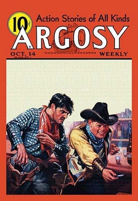 Argosy Weekly: Barroom Antics - Art Print
