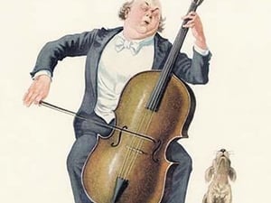 Harmony: When a Cello Needs a Friend - Art Print