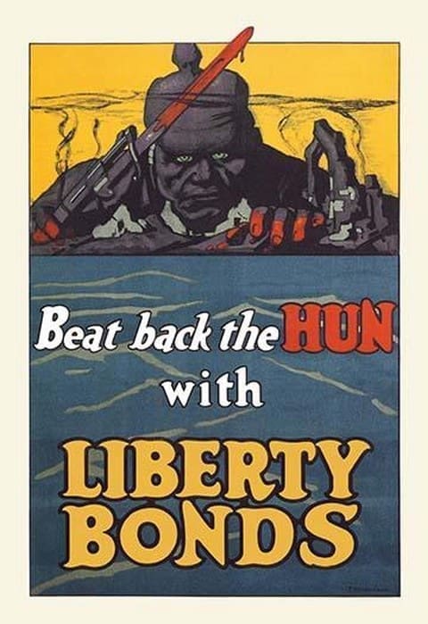 Beat Back The Hun With Liberty Bonds by Frederick Strothmann - Art Print