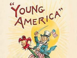 Puck's Library: 'Young America' by Frederick Burr Opper - Art Print
