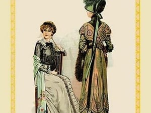 Lady with Monocle - Art Print