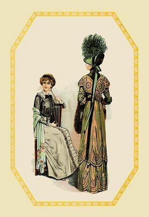 Lady with Monocle - Art Print