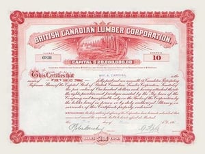 British Canadian Lumber Corporation - Art Print