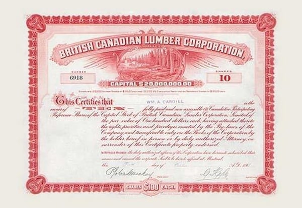 British Canadian Lumber Corporation - Art Print
