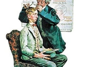 Phrenology n. by Wilbur Pierce - Art Print