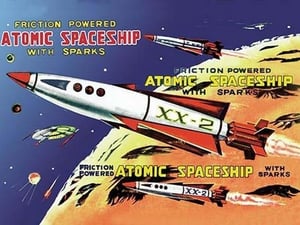 Friction Powered Atomic Spaceship with Sparks - Art Print