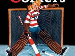 Young Girl Goalie by Colliers - Art Print