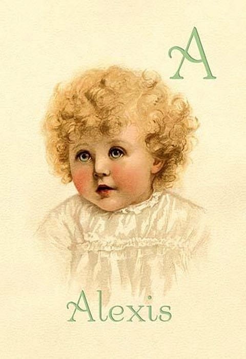 A for Alexis by Ida Waugh - Art Print