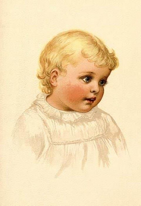 Sweet Nicole by Ida Waugh - Art Print