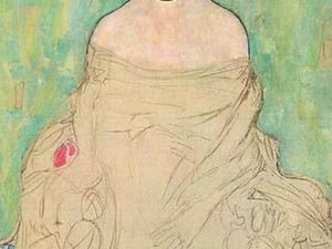 Portrait of Amalie Zuckerkandl by Gustav Klimt - Art Print