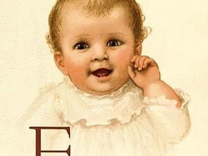 Baby Face E by Ida Waugh - Art Print