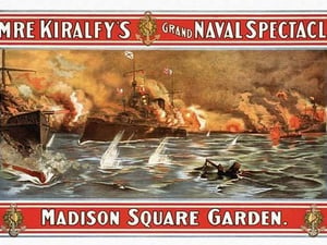 Imre Kiralfy's grand naval spectacle by Strobridge Litho. - Art Print