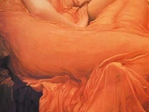 Flaming June by Lord Leighton Frederic - Art Print