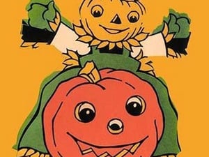 Scarecrow and Jack-O-Lantern - Art Print