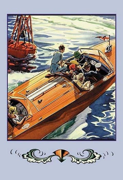 25 Footer by Edw. A. Wilson - Art Print