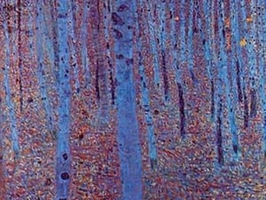 Beech Forest by Gustav Klimt - Art Print