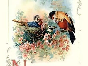 N is for Nest - Art Print