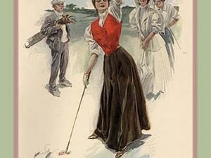 Fore! by Harrison Fisher - Art Print