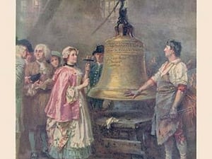 The Bell's First Note by Free Library of Philadelphia - Art Print
