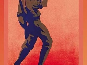 Spanish Soldier Blowing Horn by Arlaiz - Art Print