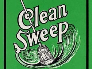 Clean Sweep Broom Label - Art Print