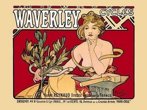 Waverley Cycles by Alphonse Mucha - Art Print