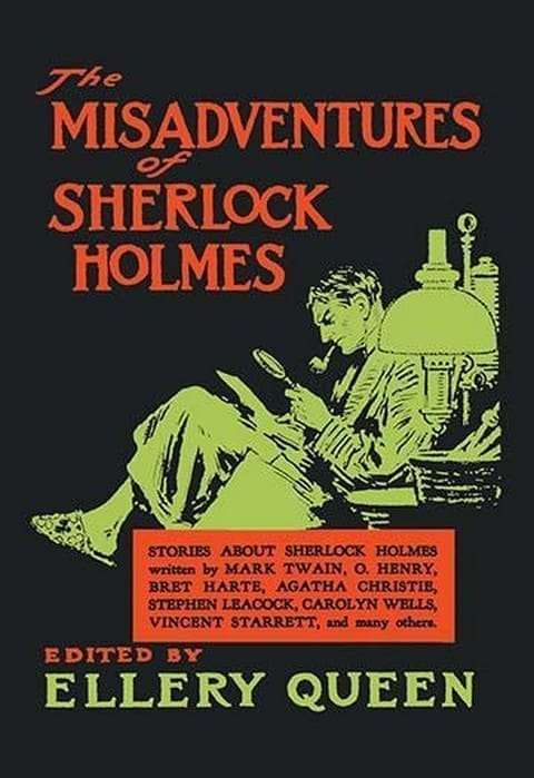 The Misadventures of Sherlock Holmes (book cover) by Aage Lund - Art Print