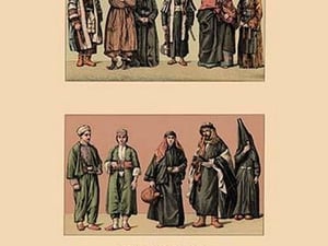 Costumes of Asiatic Turkey by Auguste Racinet - Art Print