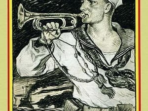 Enlist in the Navy: To arms by Milton Herbert Bancroft - Art Print