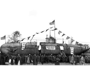 The U-C-5 Exhibited in Central Park by Herbet - Art Print