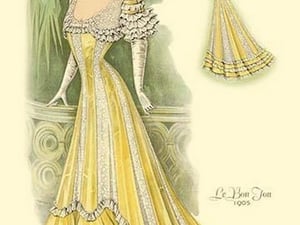 Le Bon Ton: Sunshine Ruffles - Art Print