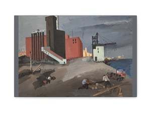 Waterfront by Joseph Kaplan - Canvas Print